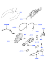 Front Right Door Lock Actuator Latch LR011275 Compatible With LAND ROVER DISCOVERY IV (L319) | LR4 & FREELANDER 2 (L359) | LR2 & RANGE ROVER EVOQUE (L538) & RANGE ROVER SPORT I (L320)